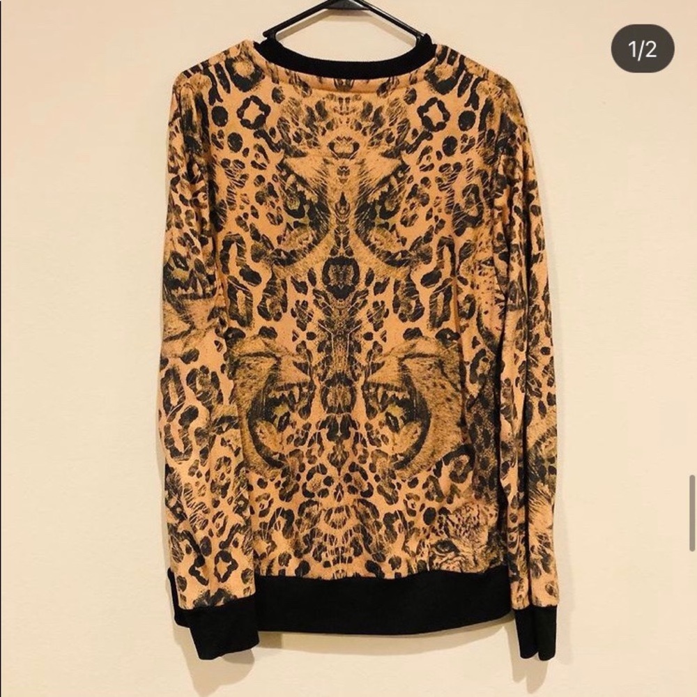 Cheetah print sweater